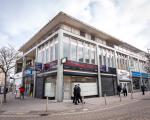 A photo of the building occupying the corner of High Street and Regent Street Weston-super-Mare in March 2022