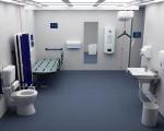 A photo of the inside of a Changing Places accessible toilet