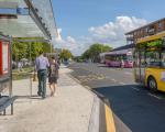 The bus hub in Weston-super-Mare