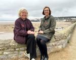 A photo of Joanna Killian and Mandy Bishop in Weston-super-Mare