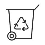 recycling bin logo