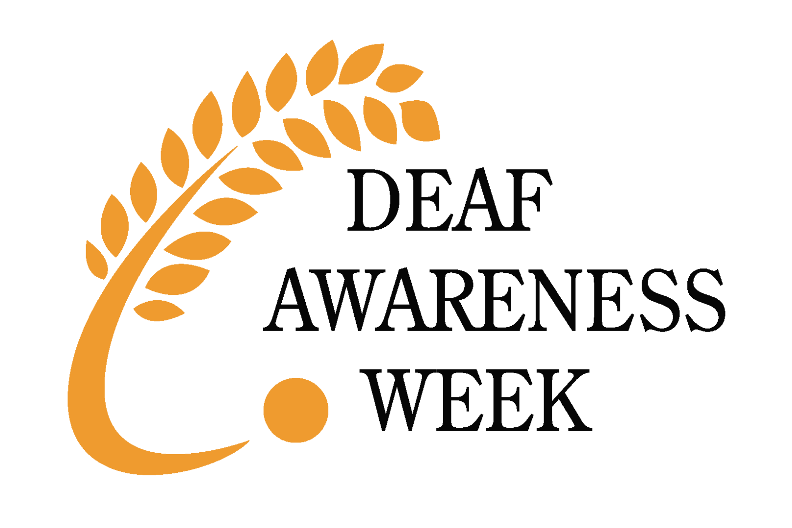 Logo for the 2021 Deaf Awareness Week