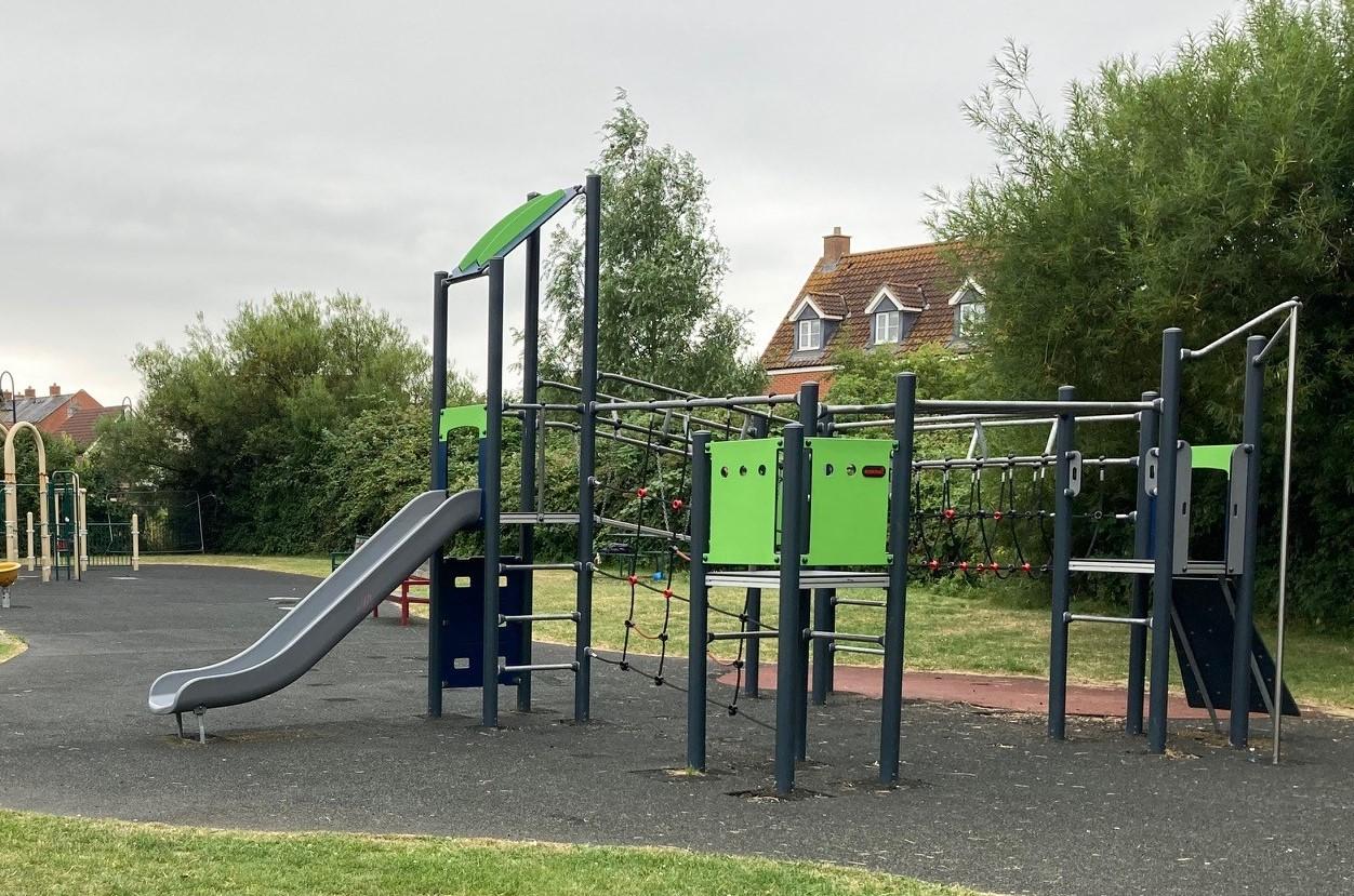 A photo of Plumley Park South children's play area in Weston-super-Mare.