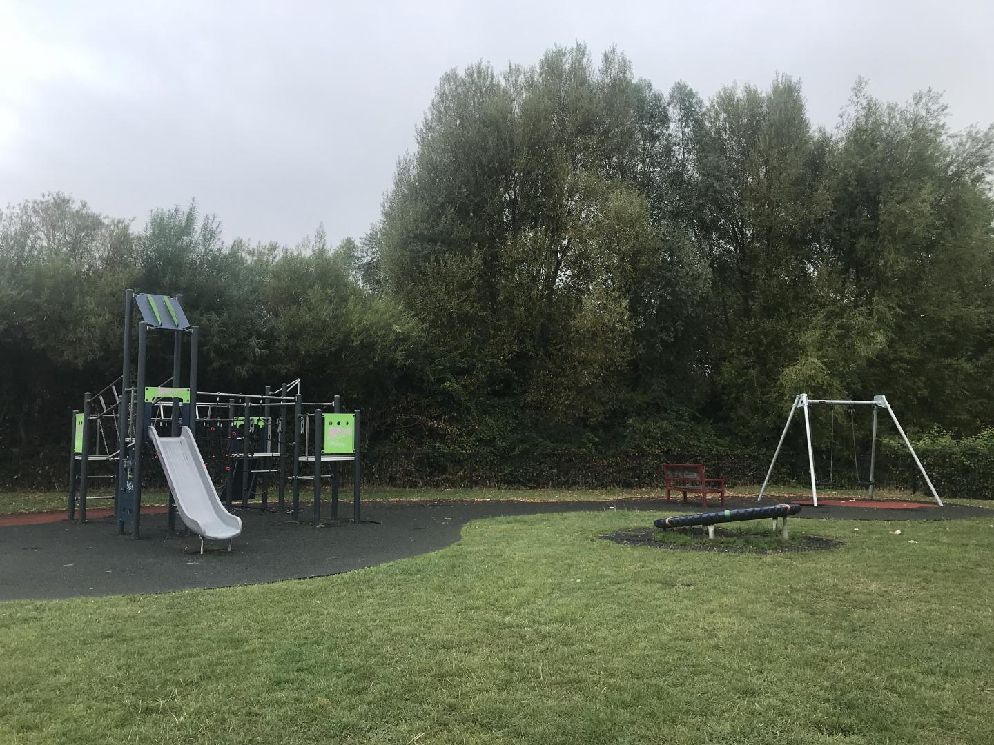 A photo of  the Plumley Park South play area in Weston-super-Mare.