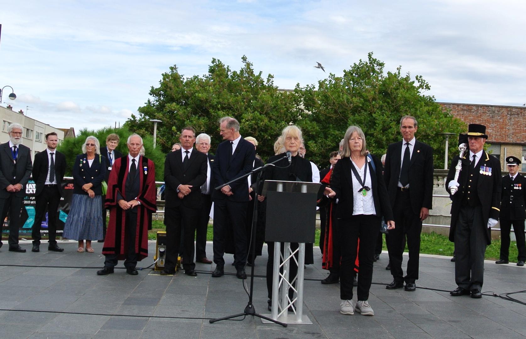 A photo taken at the North Somerset Proclamation of King Charles III on Sunday 11 September 2022.