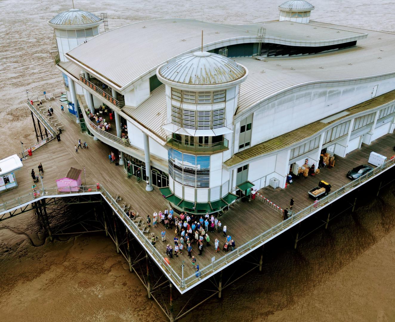 National Pier Society members on the Grand Pier