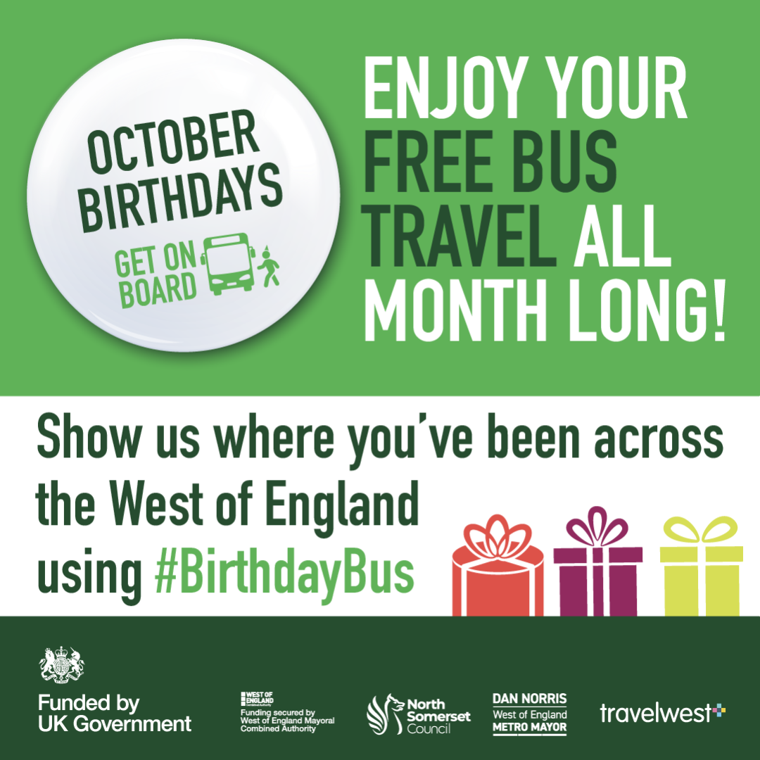 Birthday bus October