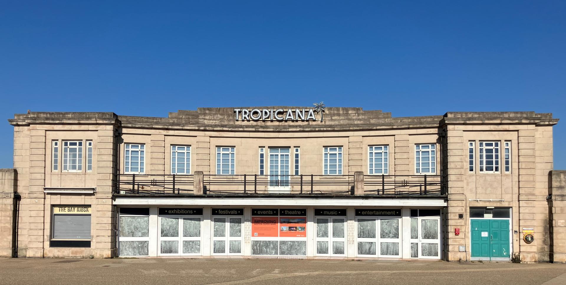 A photo of the Tropicana in Weston-super-Mare